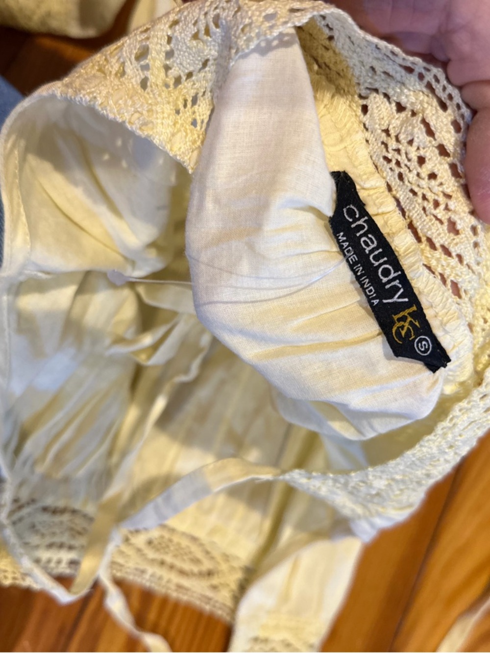 RAGA Cream Lace-Trim Midi Dress - Picture 4 of 4